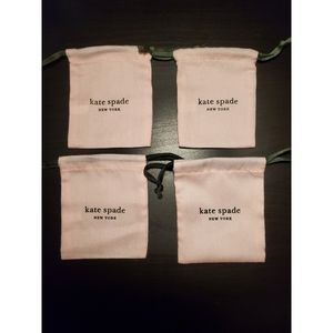 4 Pk Kate Spade Small Jewelry Pouch/Dustbag NWOT